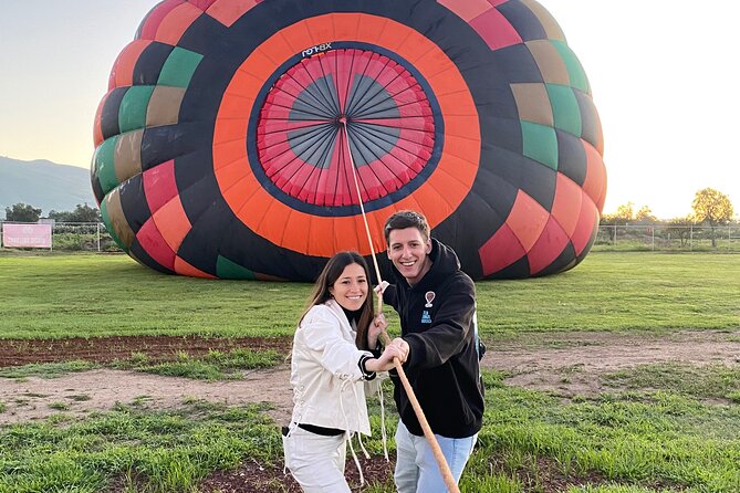 Transportation and Hot Air Balloon Flight Teotihuacán - Landing Rituals: Toast and a Souvenir Flight Certificate