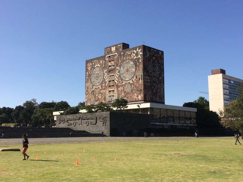 Walk around UNAM campus, a UNESCO World Heritage Site - Modern Mexico on a UNESCO campus