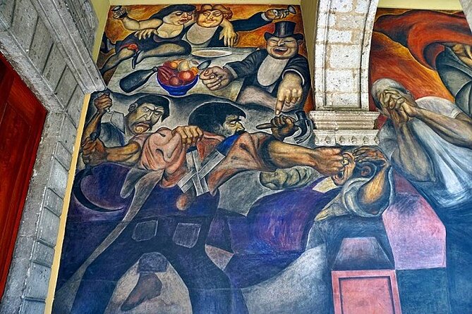 Walking Tour - Impressive murals in Historical Center of Mexico City - Tuesday changes: don’t lose your mural day to a closed building