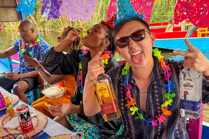 Xochimilco All Inclusive Experience Tequila and Mezcal with Culture - Xochimilco by Trajinera, with Tequila and a Real Party Mood