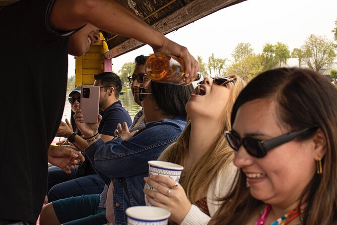 Xochimilco BOAT LIGHT PARTY WITH 1 DRINK AND 4 TAQUITOES + 18 - Price and value: why $49 can be a fair deal here