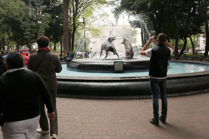 Xochimilco, Coyoacan and Frida Kahlo with Optional Lunch - UNAM Central Campus murals: a quick stop with big art credentials
