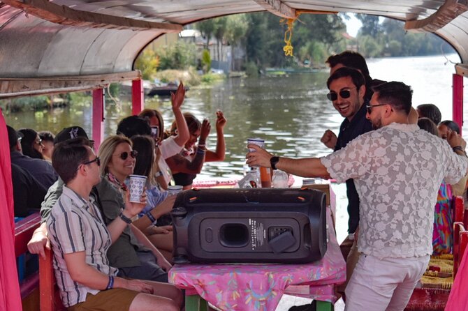 Xochimilco International boat party with open bar and tacos - What the hosts actually do to keep the energy high