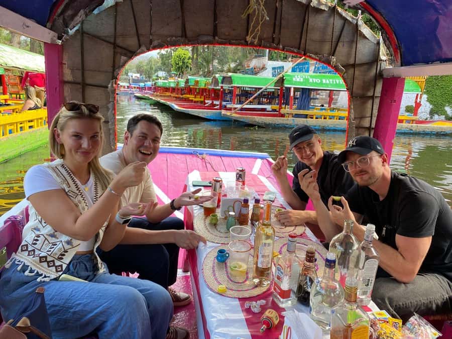 Xochimilco's Wild Side: Mezcal, Insects & Culture - What to expect at the stops, in real time