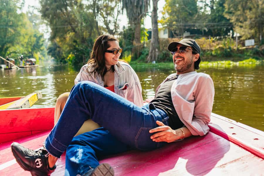 Xochimilco: traditional boat tour, culture, and fun. - Games, slang, and music via speaker (and when live music costs extra)